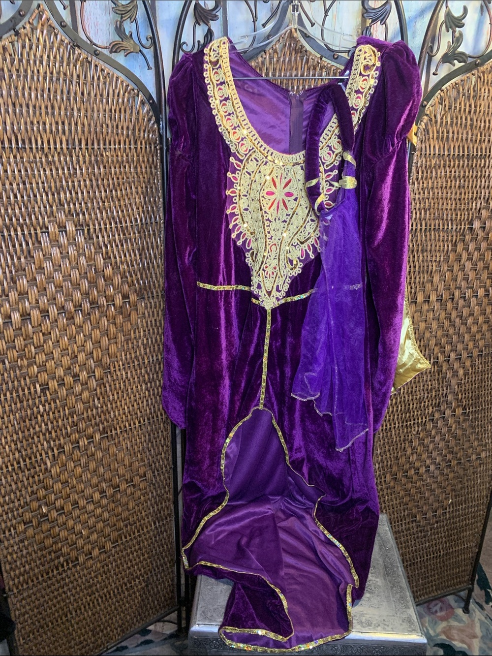 Halloween Fairy Renaissance Princess Costume with Crown 1X
